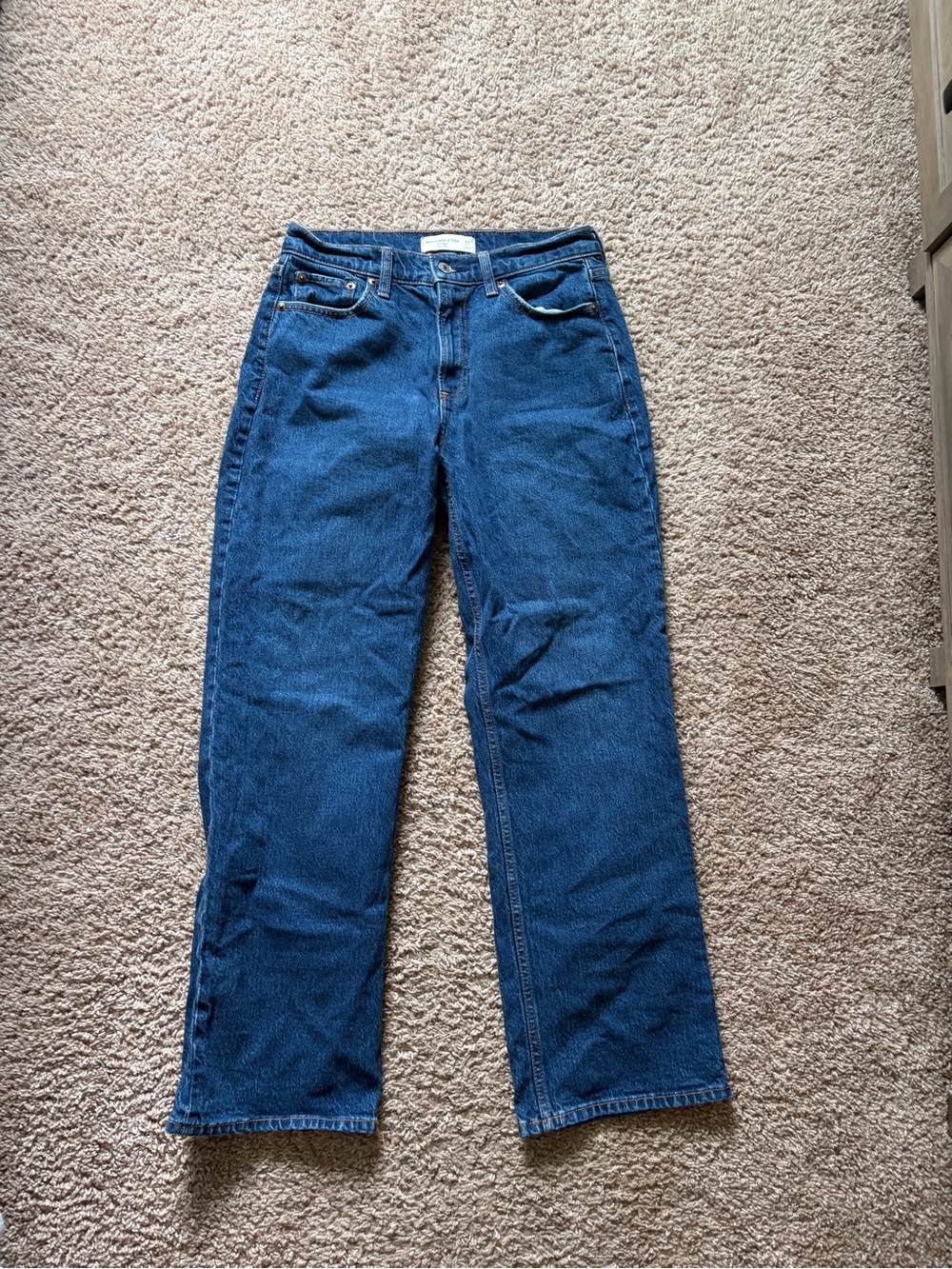 Abercrombie & Fitch Low Rise Baggy Jean(curve love)